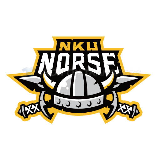 Northern Kentucky Norse Logo T-shirts Iron On Transfers N5683 - Click Image to Close
